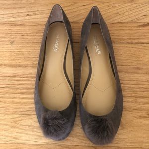 Charles David Dani Pom Pom Flats Size 10